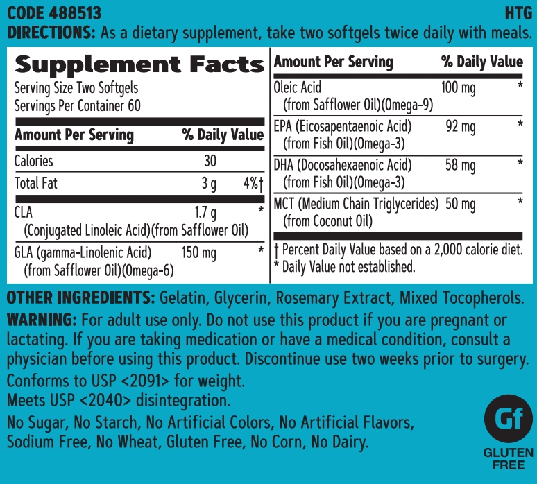 토탈린 어드벤스드 프리미엄 CLA 369(120캡슐), GNC Total Lean Advanced Premium CLA 3